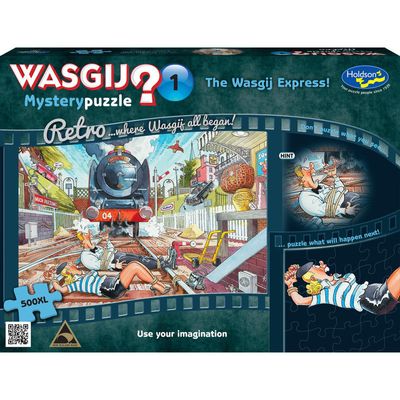 WASGIJ? Retro Mystery #1 - The Wasgij Express 500pcXL Holdsons