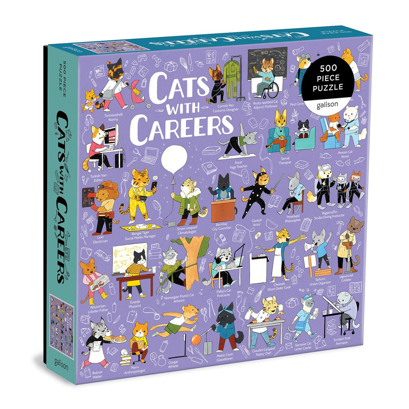 Cats with Careers - 500pc Galison