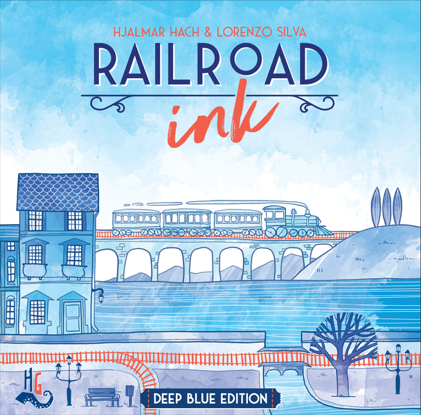 Deep Blue Railroad Ink