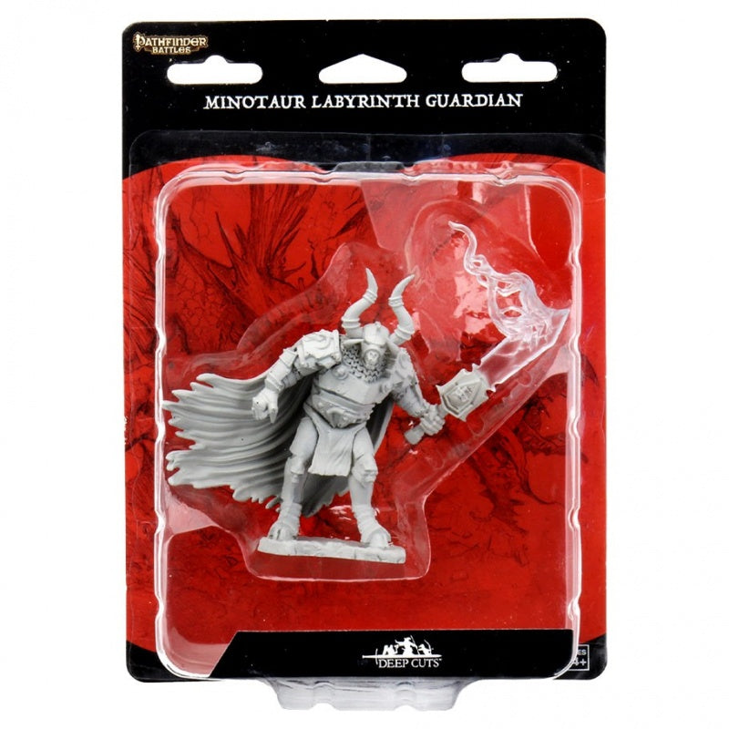 Minotaur Labyrinth Guardian - Pathfinder Deep Cuts Unpainted Miniatures
