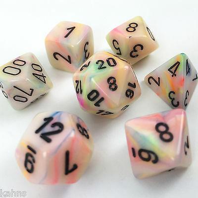 Mini Festive - Circus/Black - 7 Set Dice - CHX20442