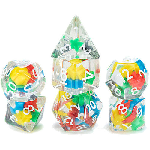 Meeple Dice 7-set Inclusion