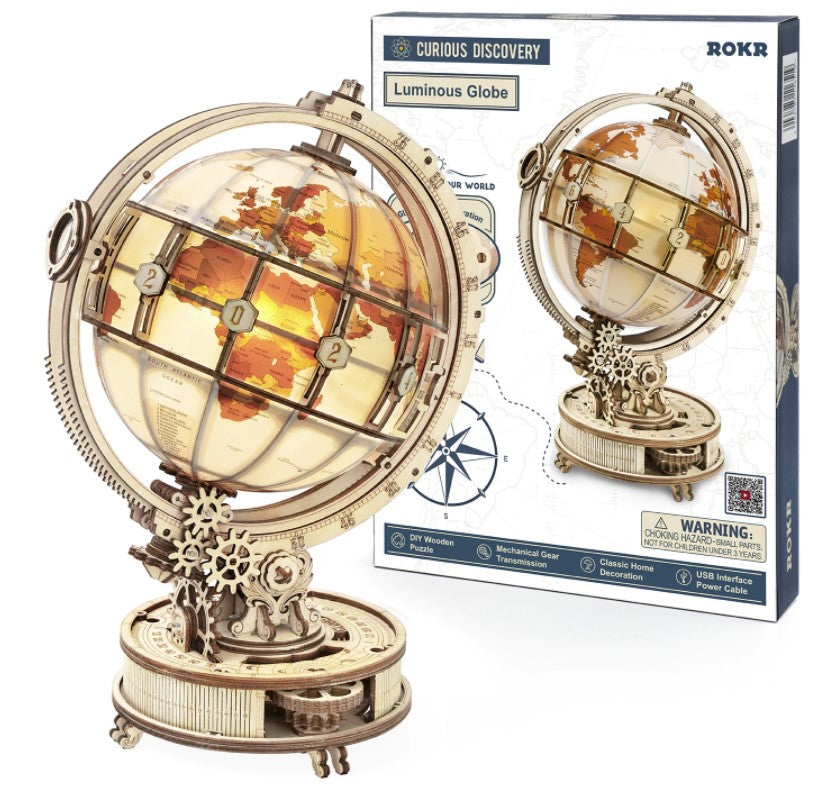 LUMINOUS GLOBE - ROKR MODELS - ROBOTIME