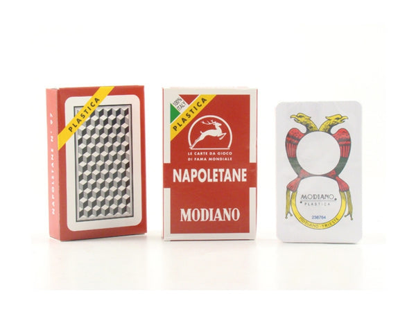 Modiano Napoletane Red 100% Plastic