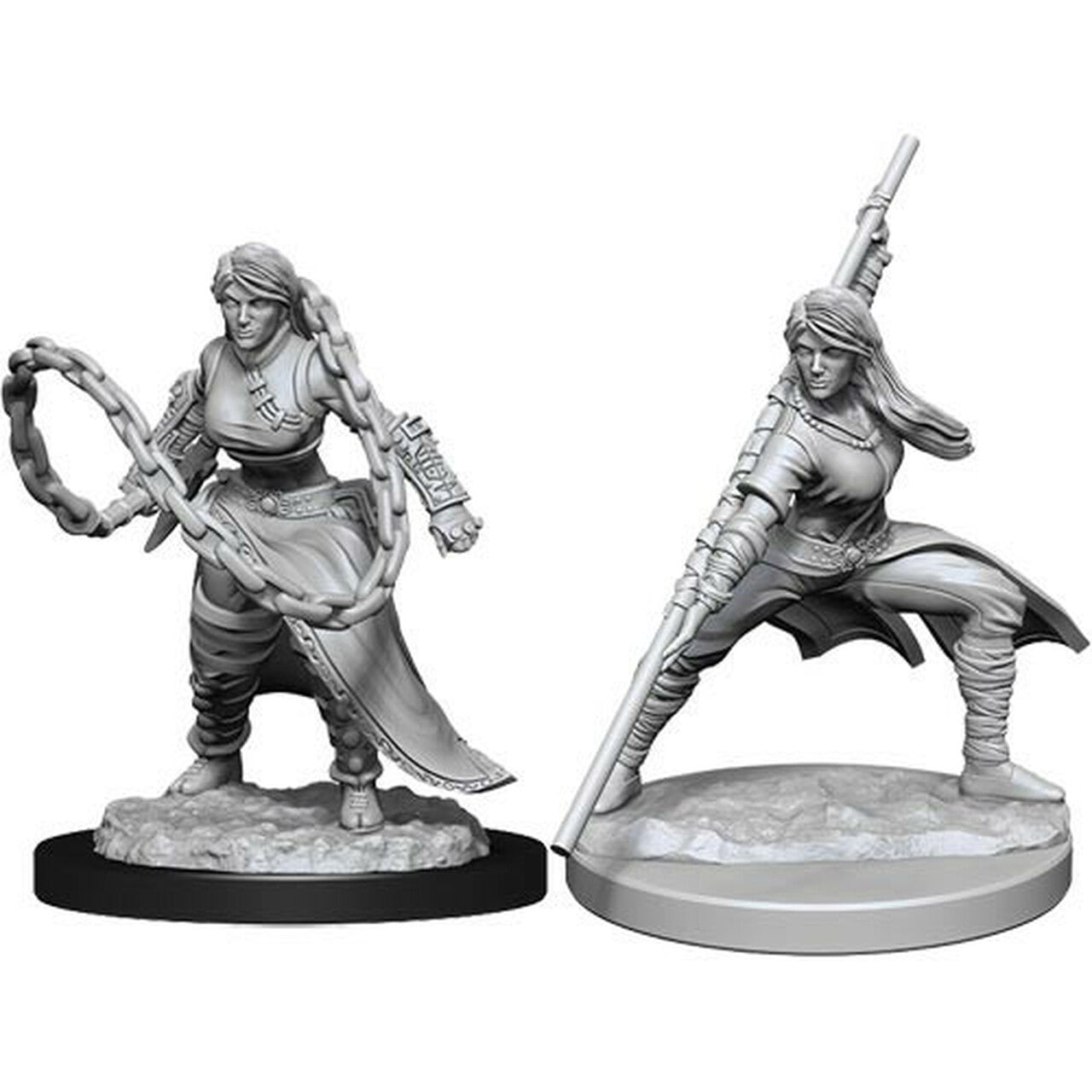 Human Female Monk - D&D Nolzurs Marvelous Unpainted Miniatures
